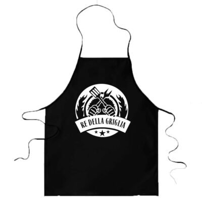Grembiule da cucina divertenti Re della Griglia - idea regalo