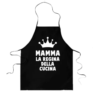 Grembiule da cucina divertenti Mamma la regina della cucina - idea regalo