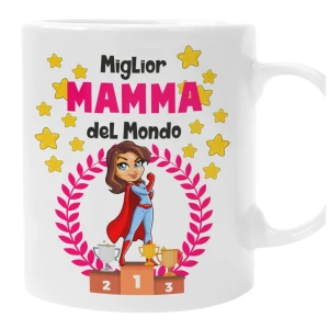 Tazza Festa della mamma Miglior mamma del Mondo - idea regalo compleanno - festa delal mamma  - divertenti