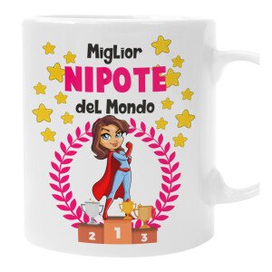 Mr. Wonderful Tazza In Ceramica Da 37 Cl - "Questo Cugino Così Maestoso, Lo Voglio Molto"
