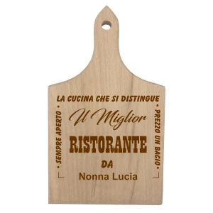 Tagliere da cucina PERSONALIZZABILE Nonna Il miglior ristorante da Nonna (nome della nonna) - sempre aperto - la cucina che si distingue - idea regalo nonna