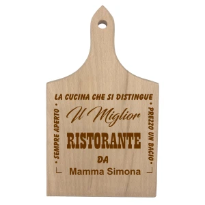 Tagliere da cucina PERSONALIZZABILE Festa della mamma Il miglior ristorante da Mamma (nome della mamma) - sempre aperto - la cucina che si distingue - idea regalo mamma