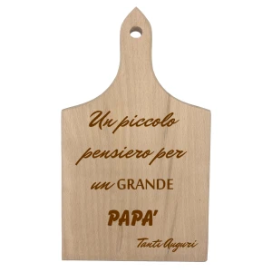 Tagliere da cucina Festa del papà Un piccolo pensiero per un grande papà - idea regalo compleanno papà