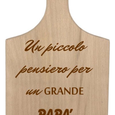 Tagliere da cucina Festa del papà Un piccolo pensiero per un grande papà - idea regalo compleanno papà