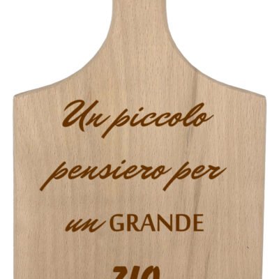Tagliere da cucina Zio Un piccolo pensiero per un grande zio - idea regalo compleanno zio