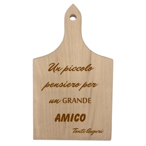 Tagliere da cucina amico Un piccolo pensiero per un grande amico - idea regalo compleanno