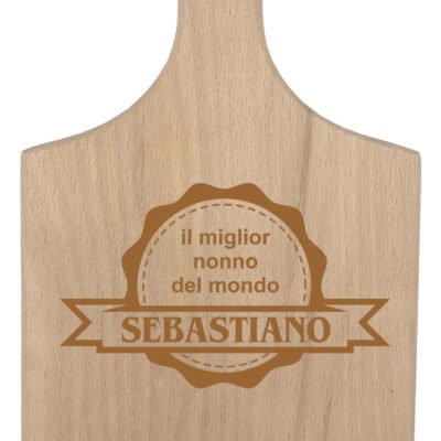 Tagliere da cucina PERSONALIZZABILE Nonno il miglior Nonno del mondo (nome del nonno) - idea regalo nonno