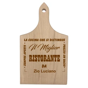 Tagliere da cucina PERSONALIZZABILE Zio Il miglior ristorante da Zio (nome dello zio) - sempre aperto - la cucina che si distingue - idea regalo zio
