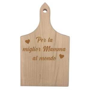Tagliere da cucina Festa della Mamma Per la miglior mamma al mondo - idea regalo mamma