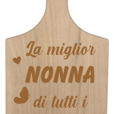 Tagliere da cucina Nonna - la miglior nonna di tutti i tempi - idea regalo nonna
