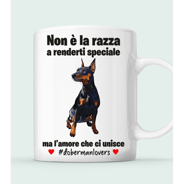 Tazza Dalmata Non è la razza che conta ma l'amore che ci unisce tazza mug divertenti - immagine 3