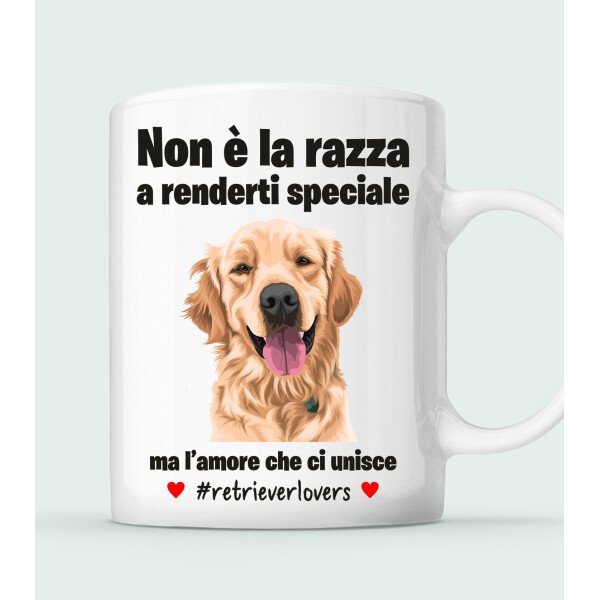 Tazza Dogo Argentino Non è la razza che conta ma l'amore che ci unisce tazza mug divertenti - immagine 3