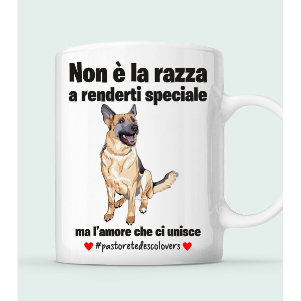 Tazza Mastino Non è la razza che conta ma l'amore che ci unisce tazza mug divertenti - immagine 3