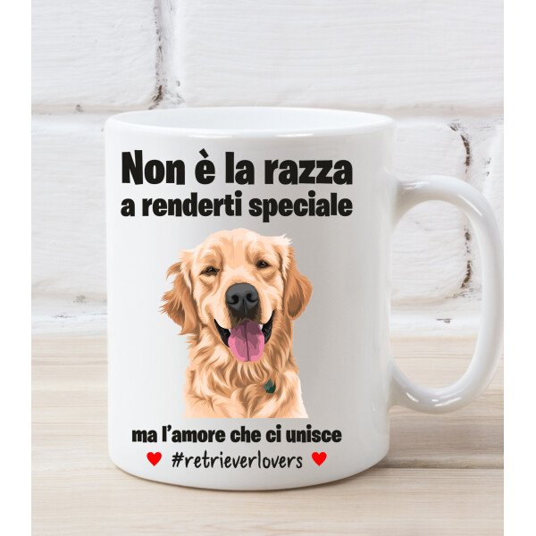 Tazza Dogo Argentino Non è la razza che conta ma l'amore che ci unisce tazza mug divertenti - immagine 4