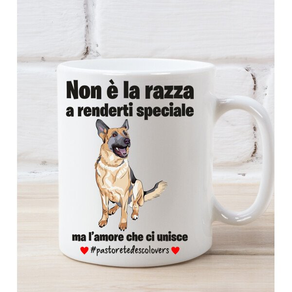 Tazza Mastino Non è la razza che conta ma l'amore che ci unisce tazza mug divertenti - immagine 4