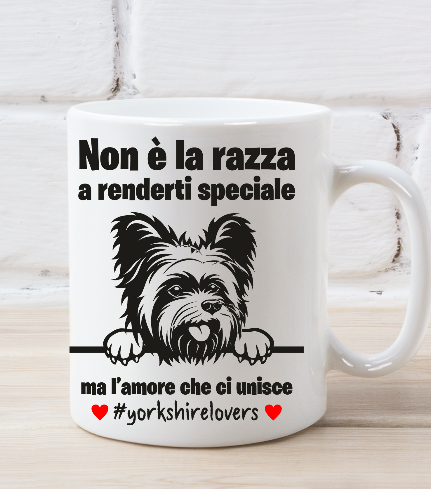 Tazza Rottweiler Non è la razza che conta ma l'amore che ci unisce tazza  mug divertenti - ColorFamily