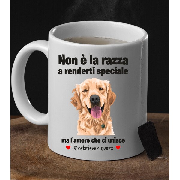 Tazza Dogo Argentino Non è la razza che conta ma l'amore che ci unisce tazza mug divertenti - immagine 5