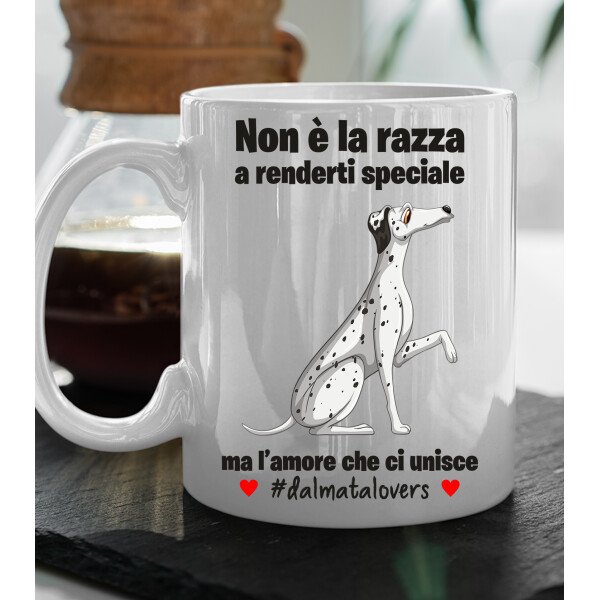 Tazza Border Collie Non è la razza che conta ma l'amore che ci unisce tazza mug divertenti - immagine 2