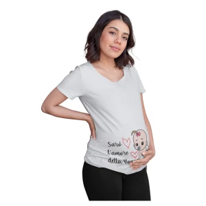 T-Shirt Maglietta ideale Premaman Sono l'amore della Nonna Regalo Nonna neonata