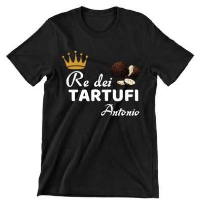 Maglietta Funghi PERSONALIZZABILE Tartufo Re dei Tartufi divertente Uomo