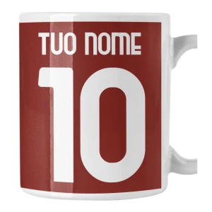 Tazza Mug PERSONALIZZA NOME E NUMERO granata tifoso Regalo Calcio