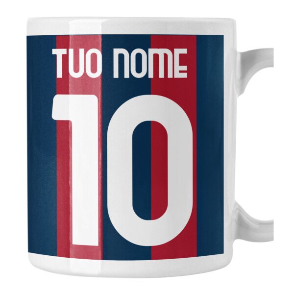 Tazza Mug PERSONALIZZA NOME E NUMERO rossoblu felsineo tifoso Regalo Calcio