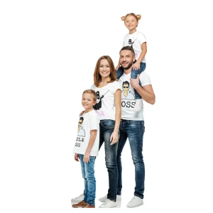 T-Shirt magliette Coordinate famiglia Boss Diva - set magliette per tutta la famiglia