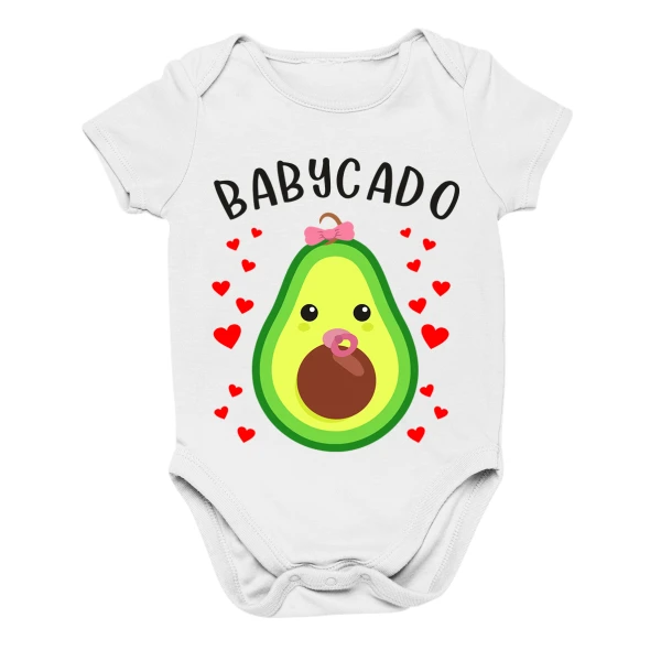 Coppia T-Shirt Maglietta Premaman e Body neonata Mamma Mamacado Babycado Regalo Festa della Mamma - immagine 2