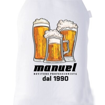 Grembiule cucina divertenti PERSONALIZZABILE CON NOME E ANNO DI NASCITA regalo humor chef cuoco griller barbecue pizza griglia