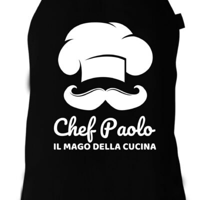 Grembiule cucina divertenti PERSONALIZZABILE Chef Il mago della cucina regalo humor chef cuoco griller barbecue pizza griglia