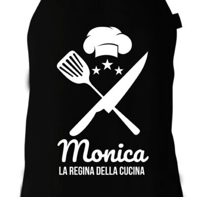 Grembiule cucina divertenti PERSONALIZZABILE la Regina della cucina regalo humor chef cuoco griller barbecue pizza griglia