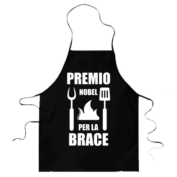 Grembiule da cucina divertenti Premio Nobel per la brace Idea Regalo BBQ Barbecue Serial Griller Birra Chef Cuoco