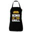 Grembiule cucina divertenti King of the Grill regalo humor chef cuoco griller barbecue pizza griglia