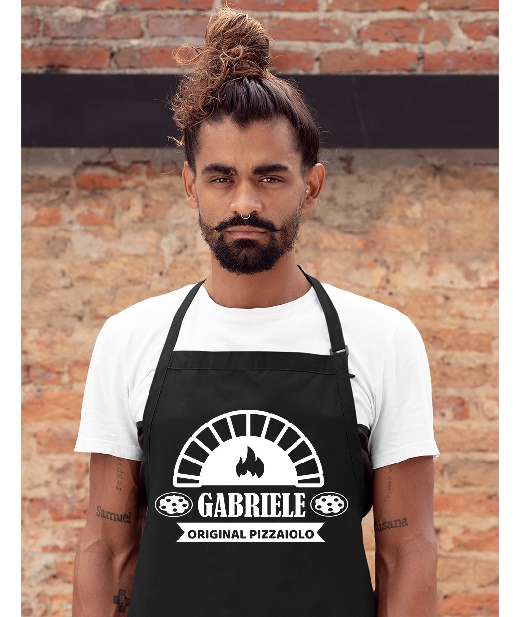 Grembiule Da Cucina Personalizzato 'Il Mago Della Cucina' - Divertente Regalo Per Chef, Cuoco, Pizzaiole E Grigliate, Taglia Unica 75x80cm, Cotone E Poliestere