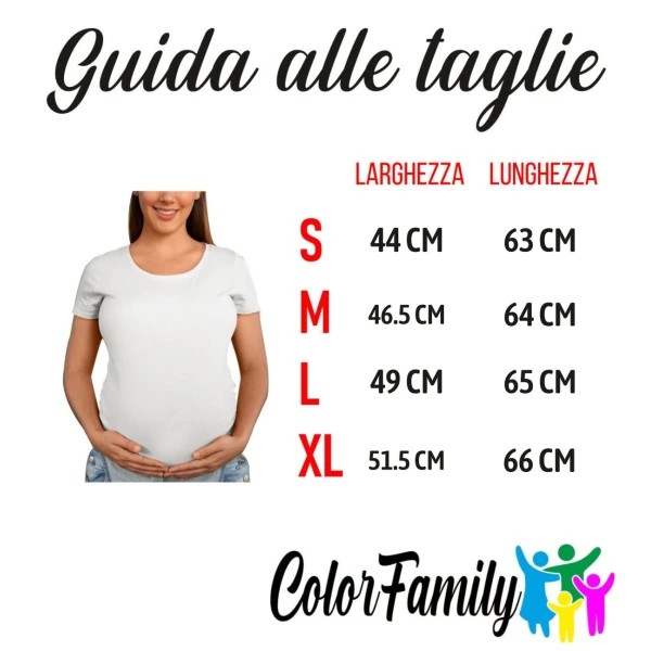 T-Shirt Maglietta ideale Premaman PERSONALIZZABILE femminuccia neonata Arrivo a (personalizza mese di nascita) - immagine 2