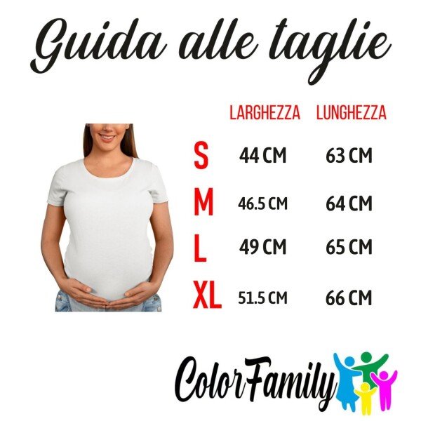 T-Shirt Maglietta ideale Premaman PERSONALIZZABILE femminuccia neonata Arrivo tra (personalizza mese di nascita) - immagine 2