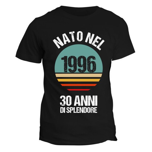 Maglietta 30 anni Compleanno Uomo Nato nel Anno Personalizzabile, 30 anni di splendore - idea regalo compleanno
