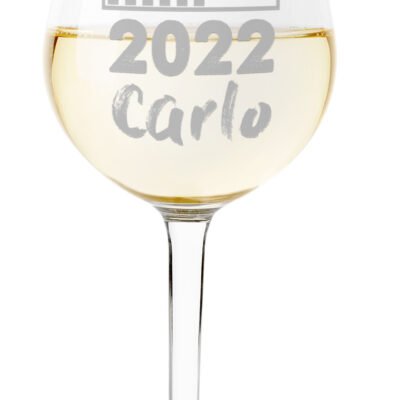 Calice Vino PERSONALIZZABILE Papà Festa del Papà Loading 2022 ca 500 ml