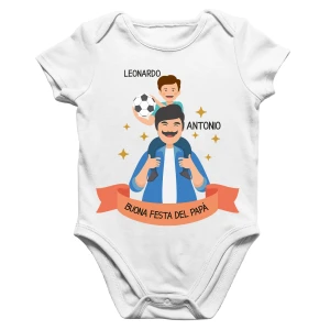 Body Papà PERSONALIZZABILE Neonato Buona Festa del Papà Padre e Figlio Regalo Papà