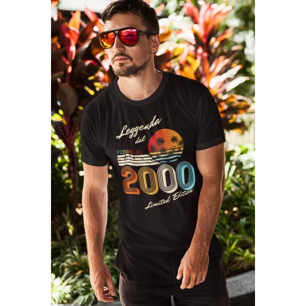 Maglietta Compleanno Febbraio Anno Personalizzabile leggenda dal Febbraio - limited edition - t shirt - immagine 2