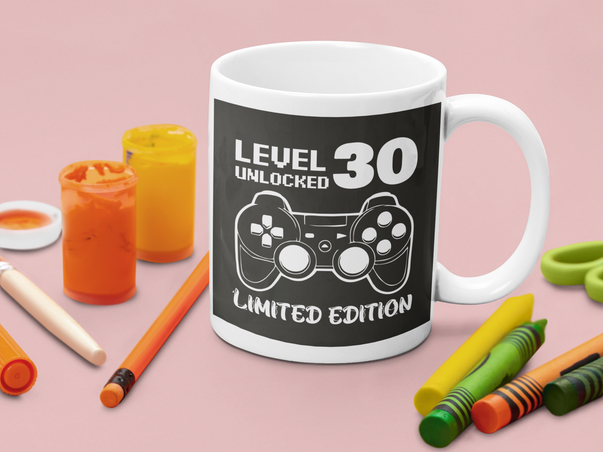 Tazza Compleanno Regalo 30 anni Level Unlocked Limited Edition Mug in  ceramica - ColorFamily