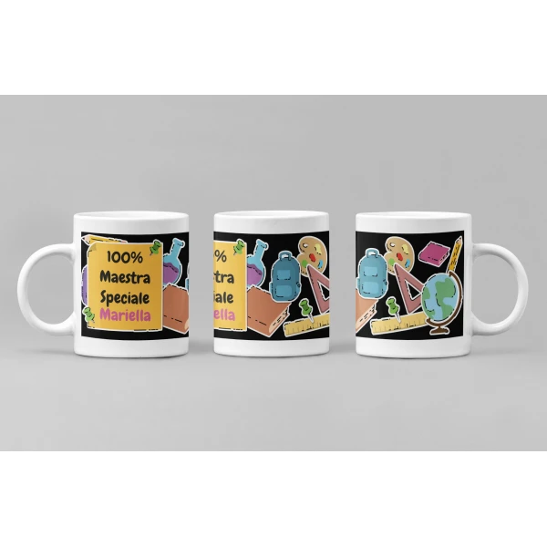 Tazza Maestra PERSONALIZZABILE Regalo Maestra 100% Maestra Speciale Mug in ceramica - immagine 5