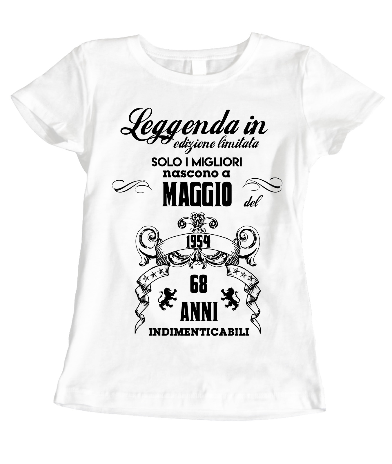 T-shirt 70 anni Uomo Compleanno 1954 Festa Simpatica Divertente Idea regalo  Papà 