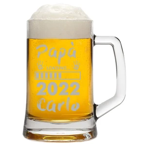 Boccale Birra PERSONALIZZABILE Papà Festa del Papà Loading 2022 ca 50 cl