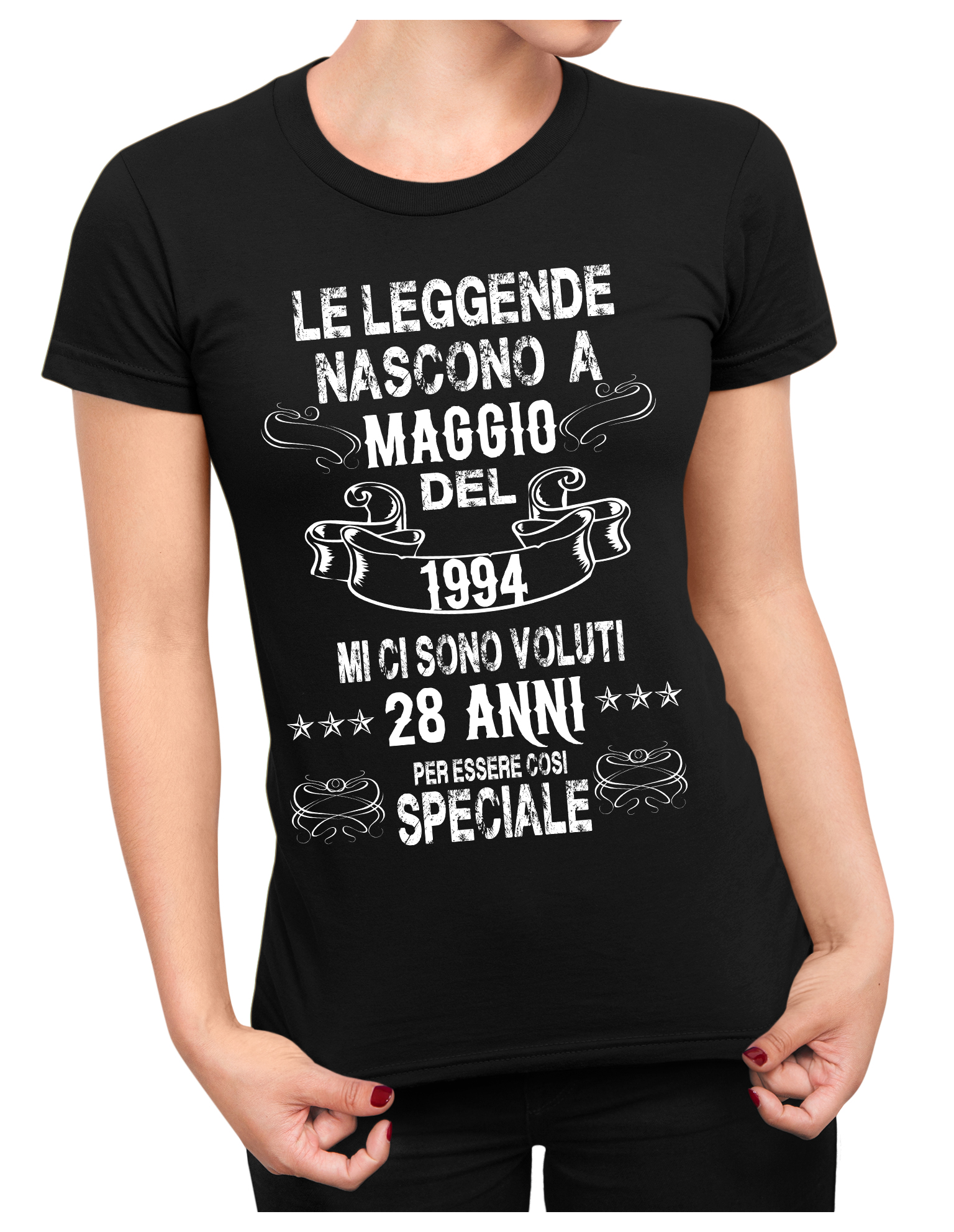 Maglietta Compleanno Maggio t-shirt 28 Anni Le Leggende Nascono a Maggio  del 1994 mi ci sono voluti 28 Anni per essere così speciale Regalo Uomo  Donna - ColorFamily