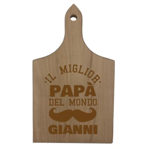 Tagliere Papà PERSONALIZZABILE festa del papà Il miglior papà del mondo Regalo papà