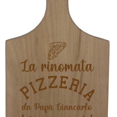 Tagliere Papà PERSONALIZZABILE festa del papà La rinomata pizzeria da papà Regalo papà