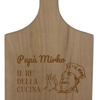 Tagliere Papà PERSONALIZZABILE festa del papà Il Re della cucina Regalo papà