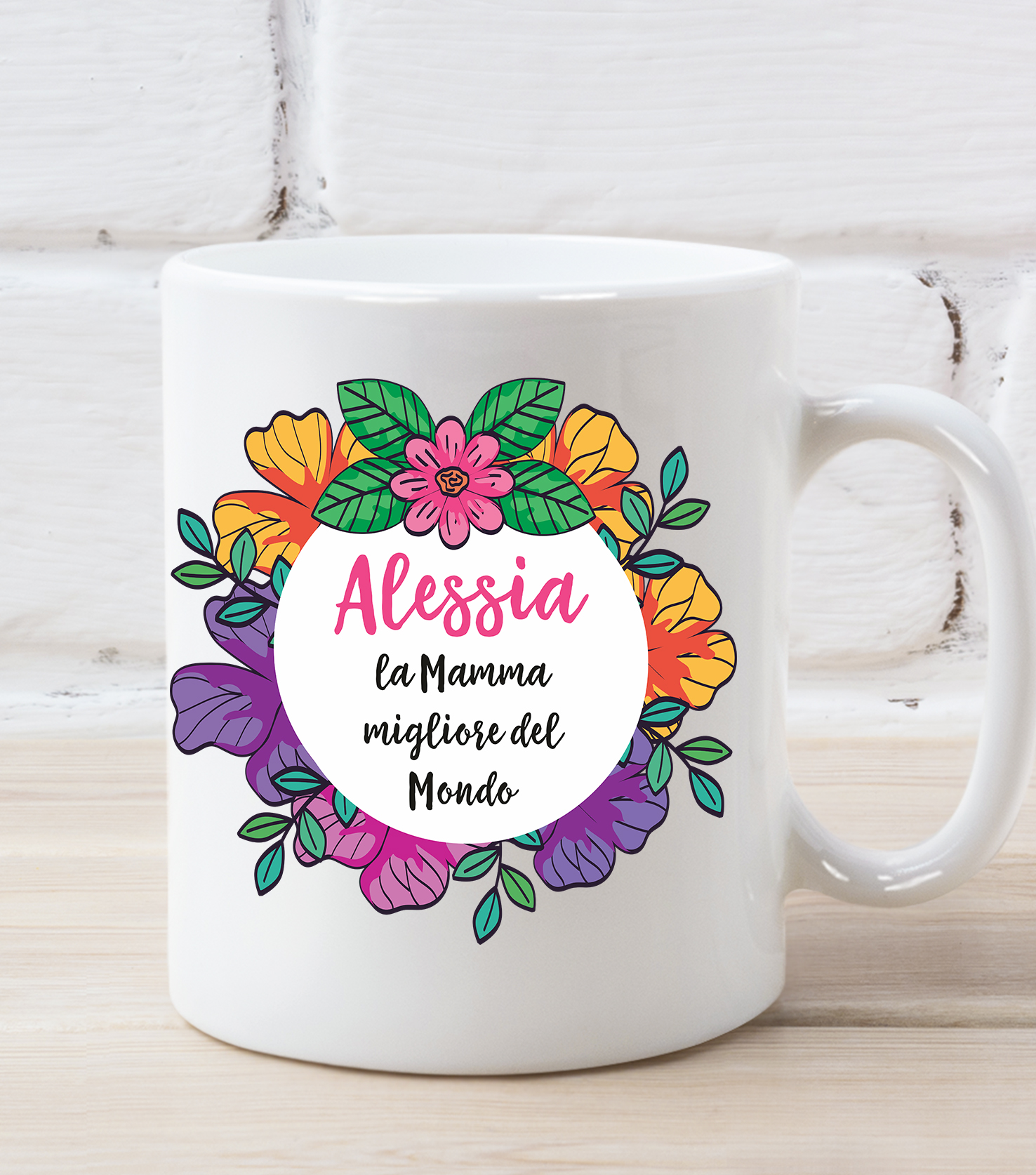 Tazza PERSONALIZZABILE Regalo Festa della Mamma Mug in ceramica