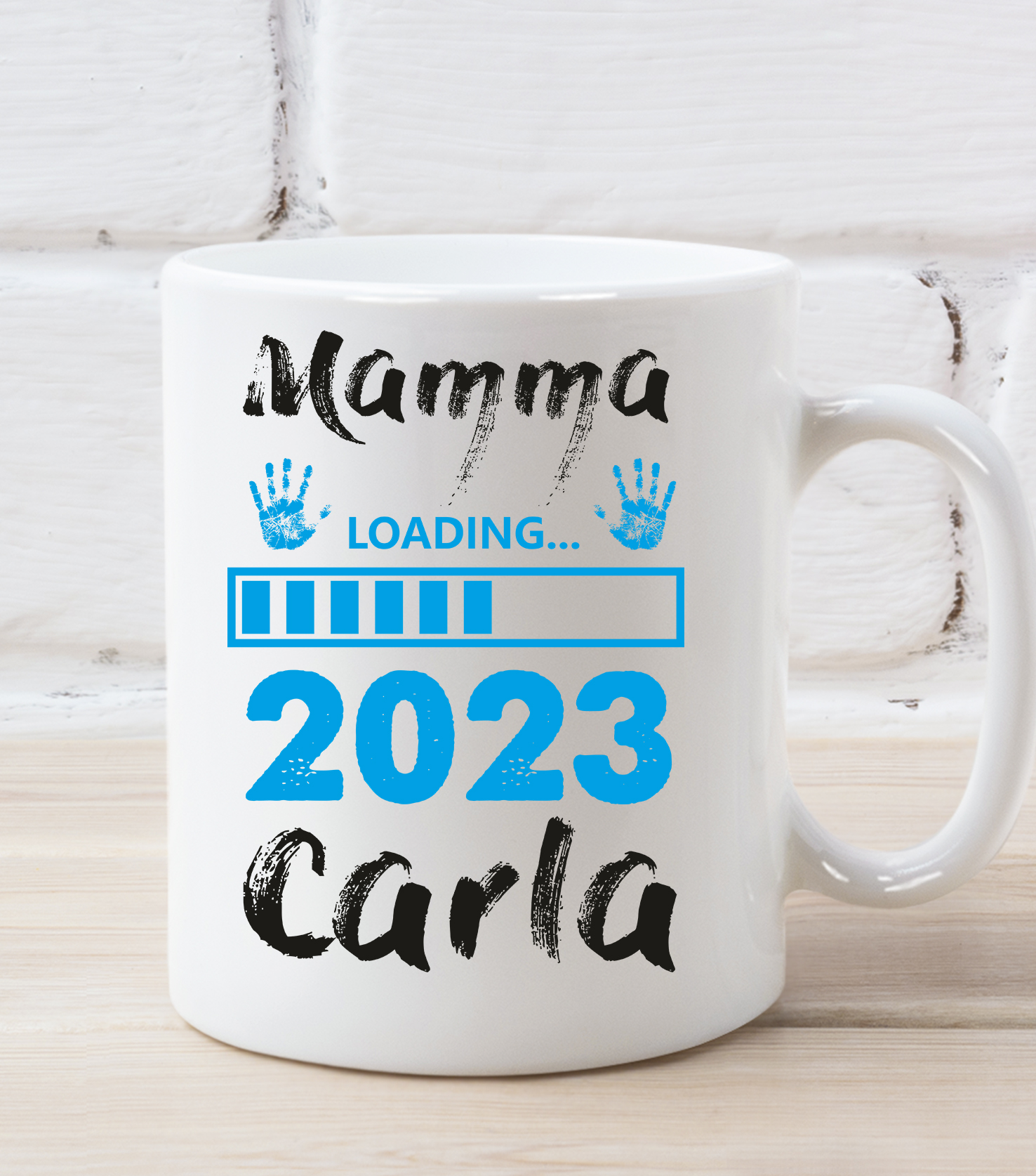 Tazza PERSONALIZZABILE Regalo Festa della Mamma Mug in ceramica Mamma Anche  se Non so Ancora Parlare volevo dirti Che Ti Voglio Tanto Bene! -  ColorFamily